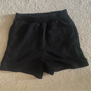 xxs H&M black sweat shorts